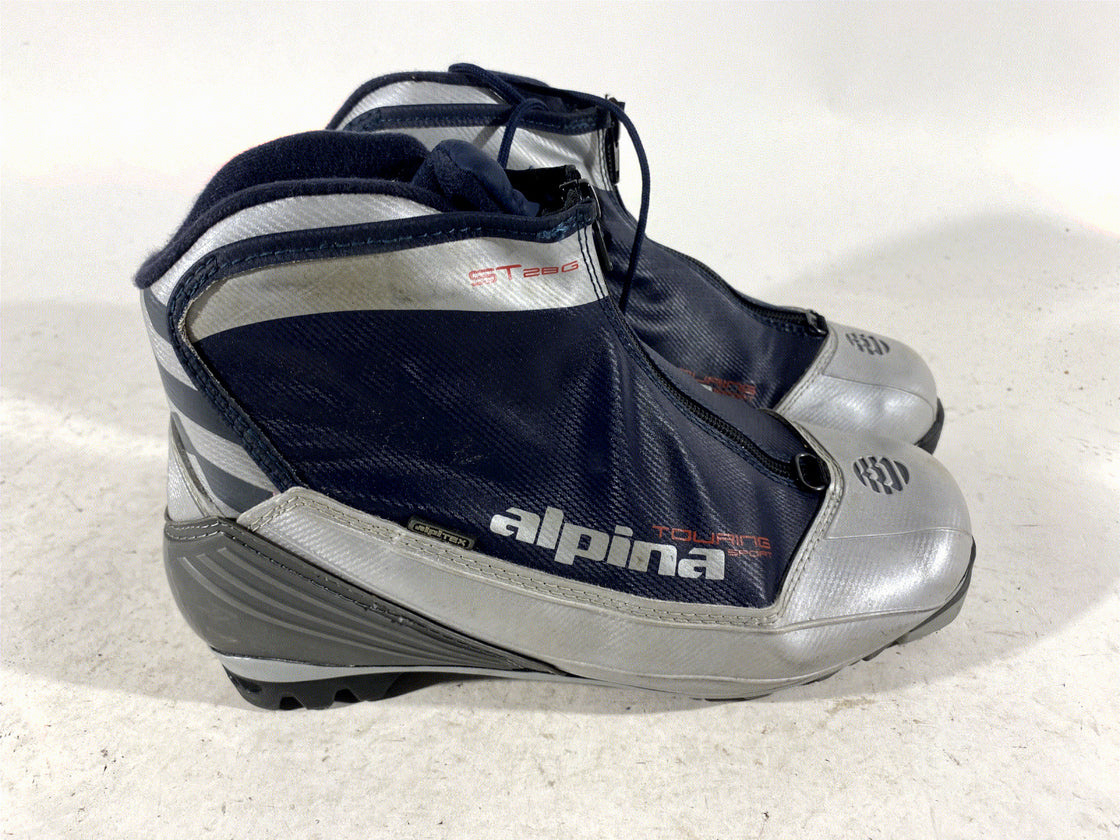 Alpina ST28G Touring Nordic Cross Country Ski Boots Size EU41 US8 for NNN 536