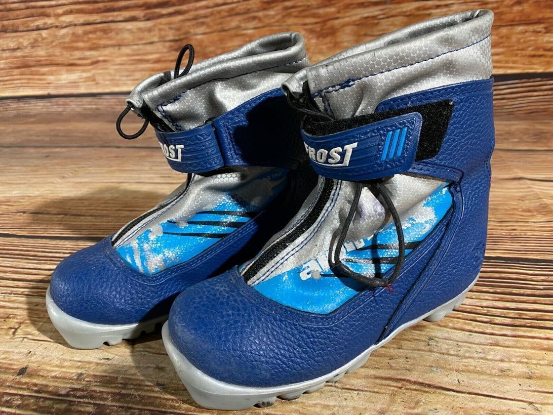 Alpina Frost Kids Nordic Cross Country Ski Boots Size EU30 US12 for NNN A-389