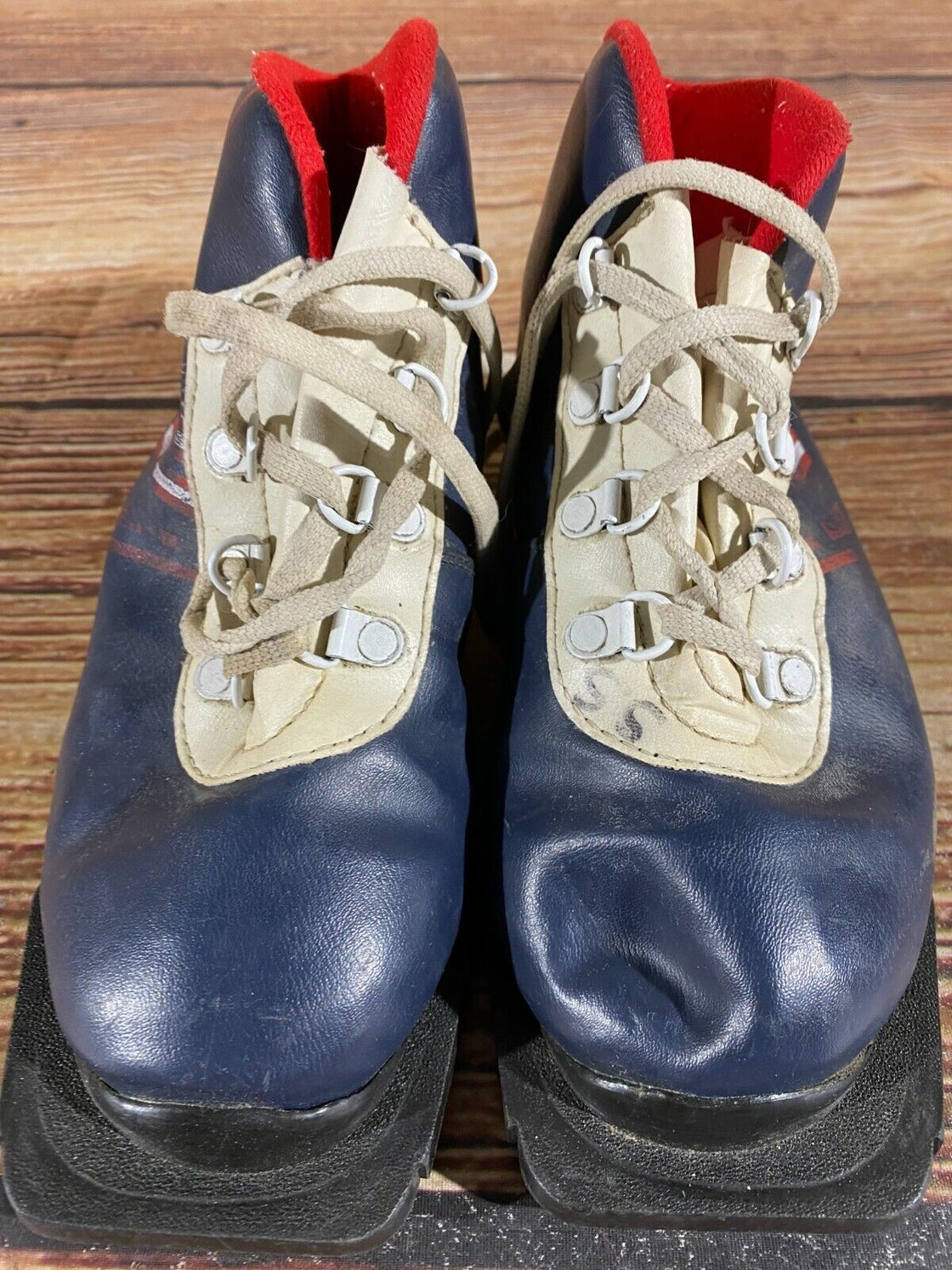 Alfa Vintage Nordic Norm Cross Country Ski Boots SizeEU31 US12.5 NN 75mm