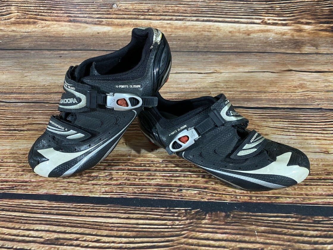 DIADORA Road Cycling Shoes Road Bike 2 / 3 Bolts Size EU 42 US 8.5 UK 8