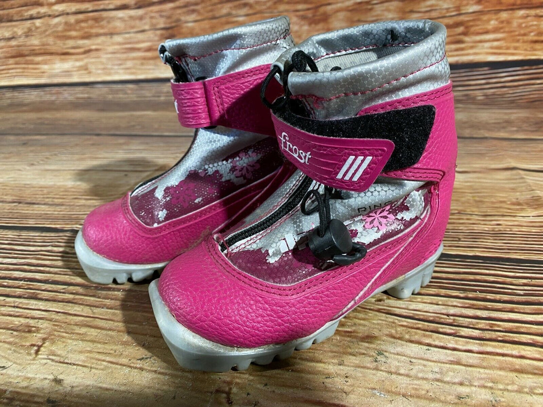 Alpina Frost Kids Nordic Cross Country Ski Boots Size EU25 US8.5 for NNN A-102