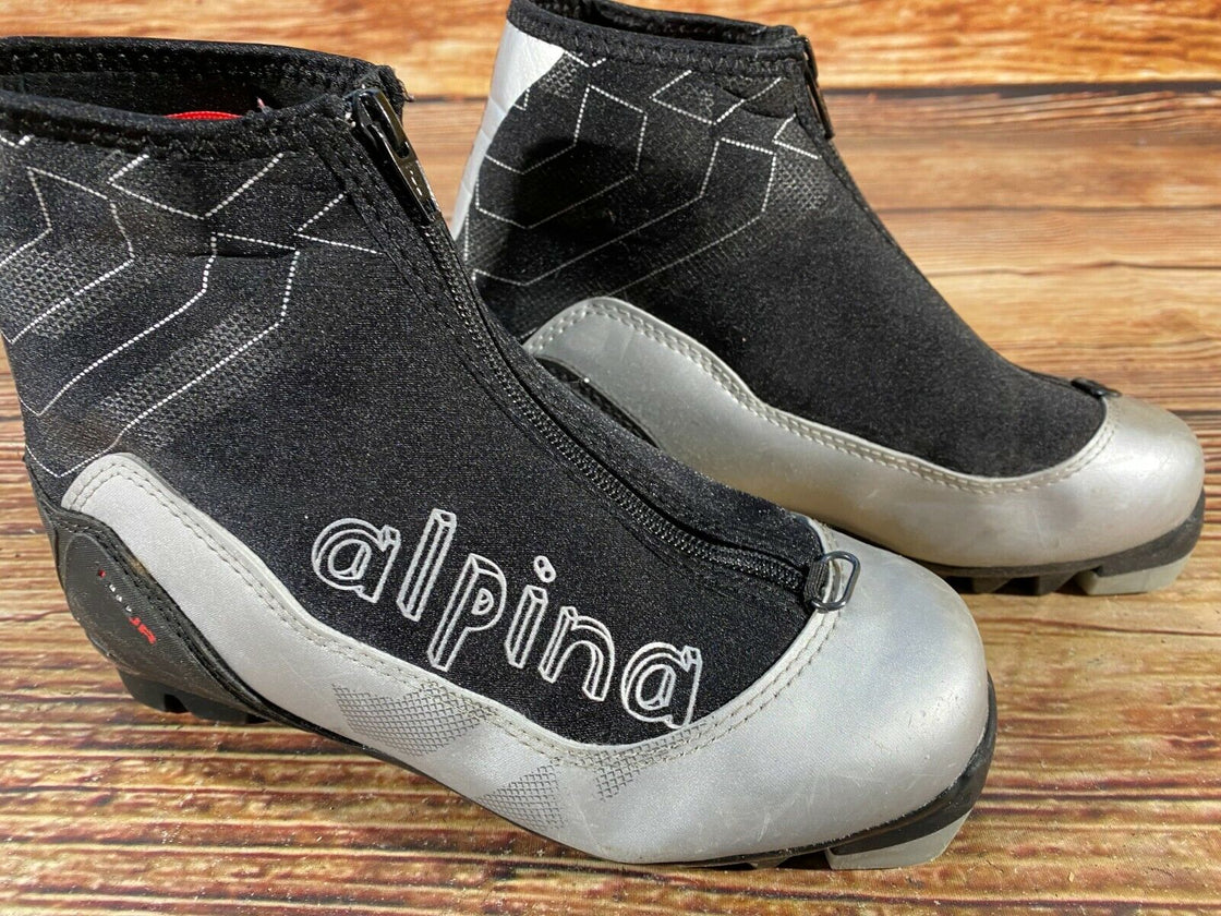 Alpina T10 Jr Nordic Cross Country Ski Boots Size EU35 US3.5 for NNN