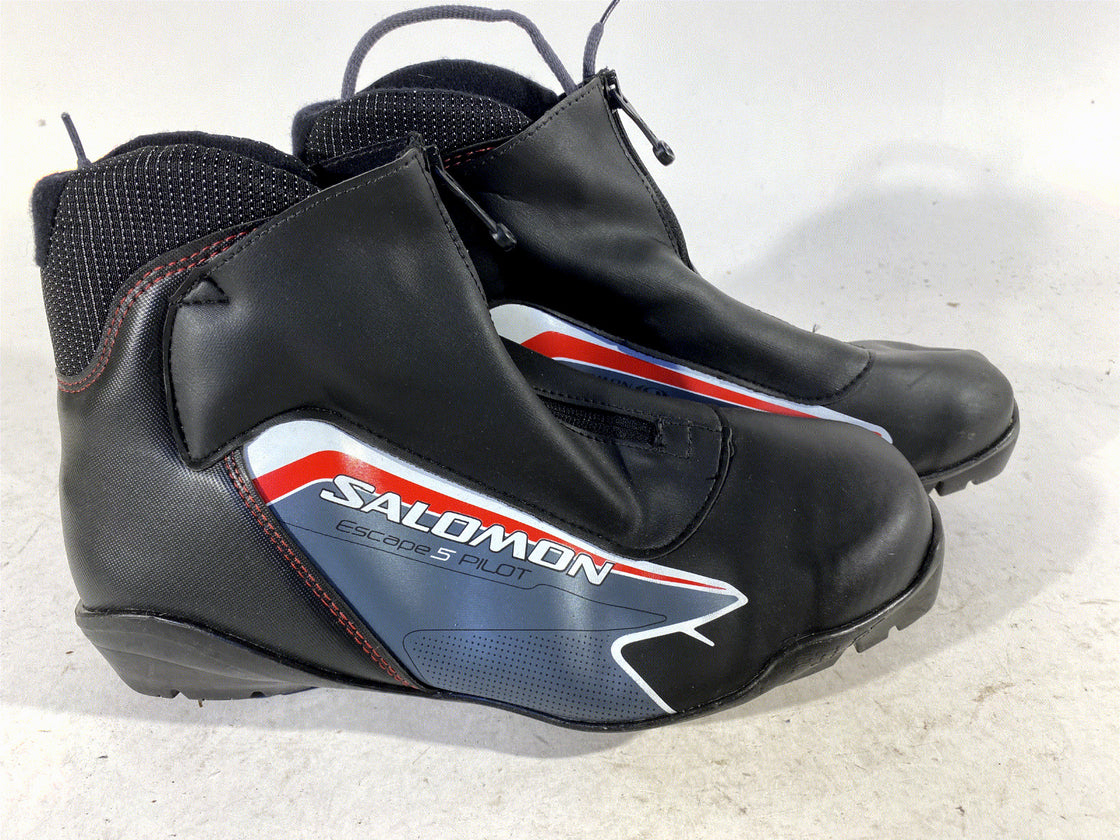 SALOMON Escape 5 Nordic Cross Country Ski Boots Size EU44 US10 SNS Pilot 317