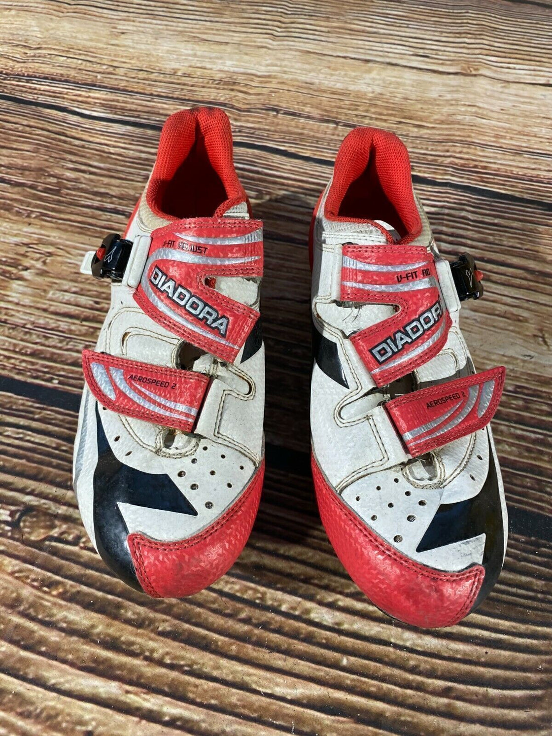 DIADORA Road Cycling Shoes Clipless Biking Boots Size EU 39 with Cleats