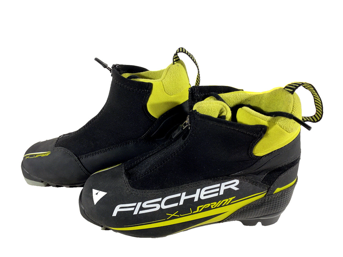 Fischer XJ Sprint Nordic Cross Country Ski Boots Size EU38 US6 NNN 548