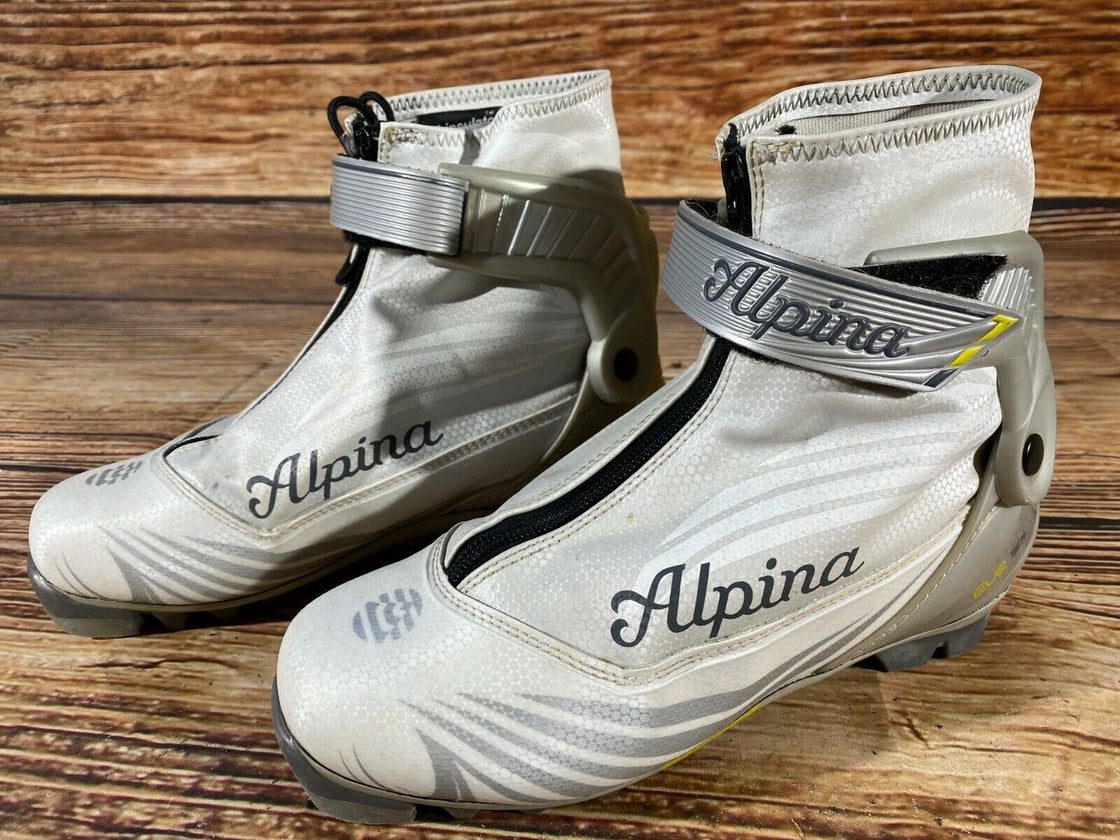 Alpina Eve30 S Nordic Cross Country Ski Boots Size EU38 US6 NNN bindings