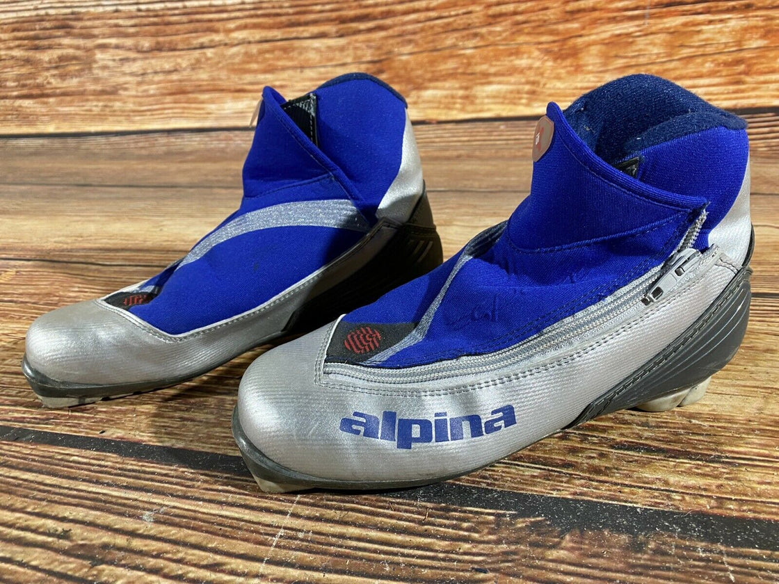 Alpina SP15 Nordic Cross Country Ski Boots Size EU39 US7 for NNN