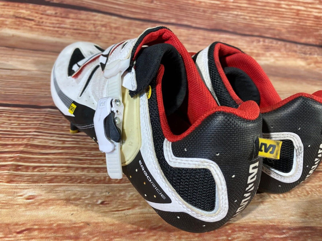 MAVIC Carbon Road Cycling Shoes 3 Bolts Unisex Size EU44 2/3  US10.5 Mondo 286