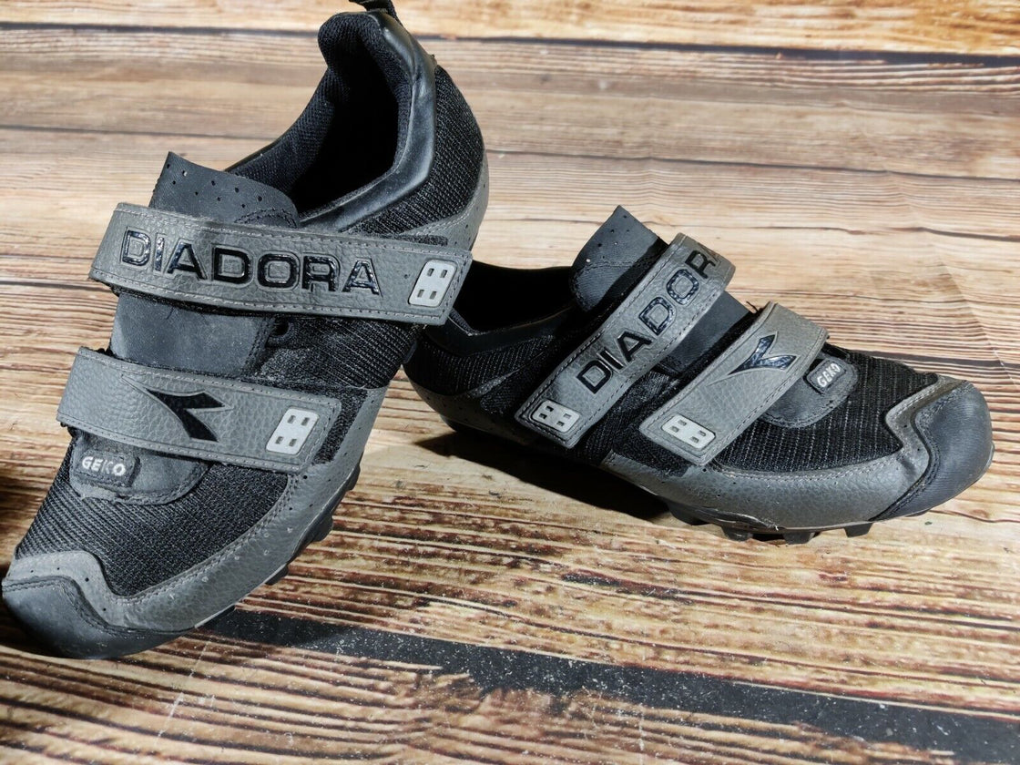 DIADORA Geko Cycling MTB Shoes Mountain Biking 2 Bolts Size EU43, US9.5