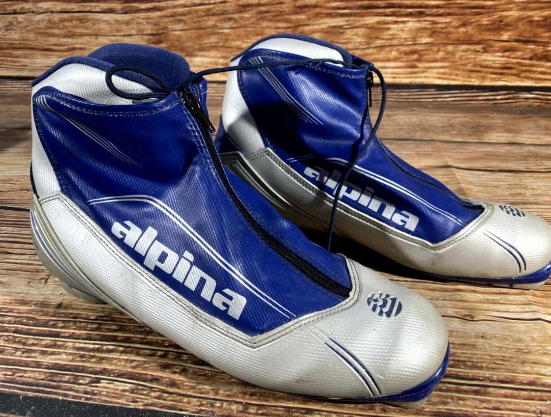 Alpina SP20 Classic Nordic Cross Country Ski Boots Size EU47 US13 for NNN 569