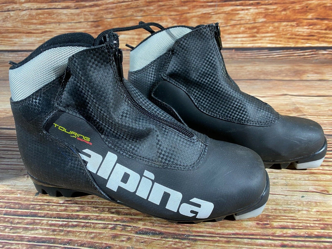 Alpina Touring Jr Nordic Cross Country Ski Boots Size EU38 US6 for NNN