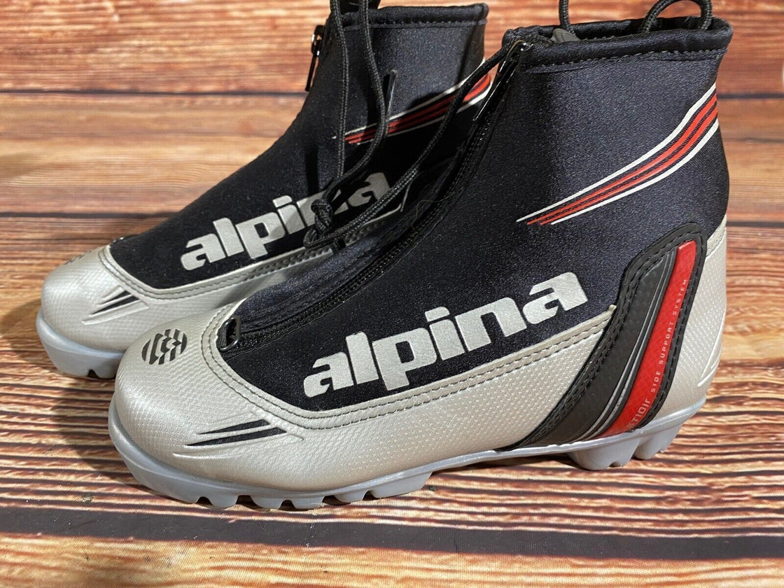 Alpina ST10jr Kids Nordic Cross Country Ski Boots Size EU34 US3 NNN A-1172