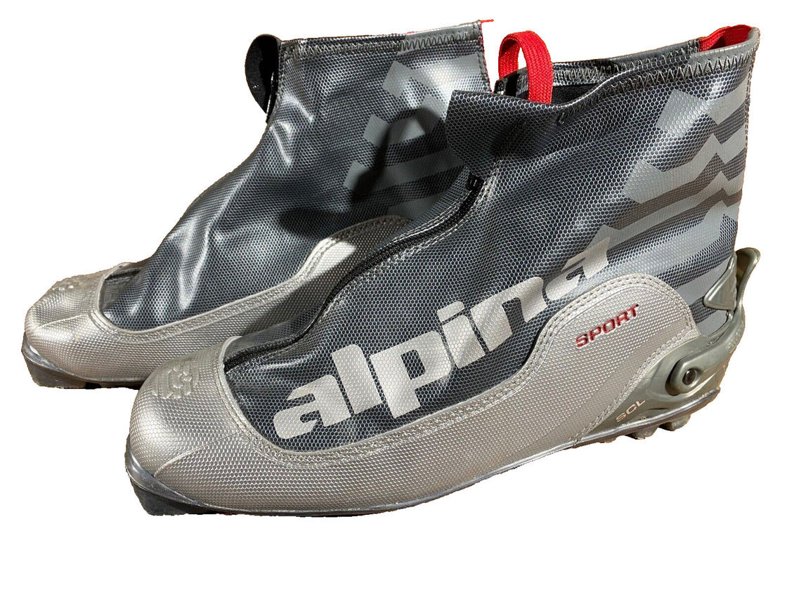 Alpina SCL Nordic Cross Country Ski Boots Size EU42 US9 for NNN