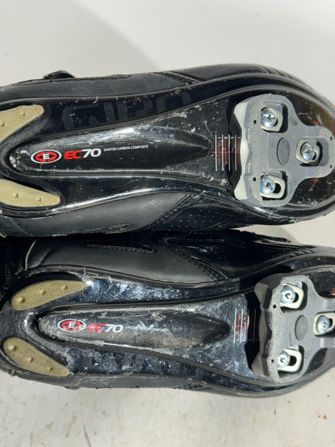 GIRO Trans HV Carbon Road Cycling Shoes Size 3 Bolts EU43.5 US10 Mondo 270 cs491