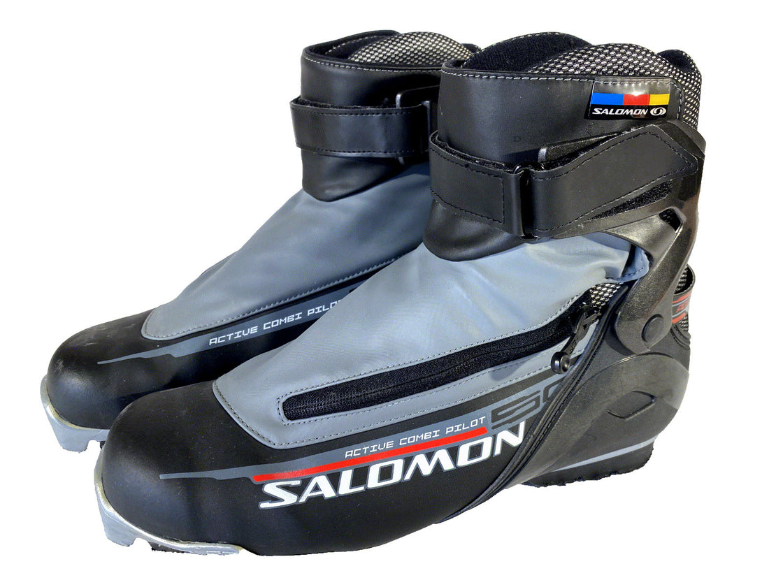 SALOMON R Combi Skate Cross Country Ski Boots Size EU47 1/3 US12.5 SNS Pilot