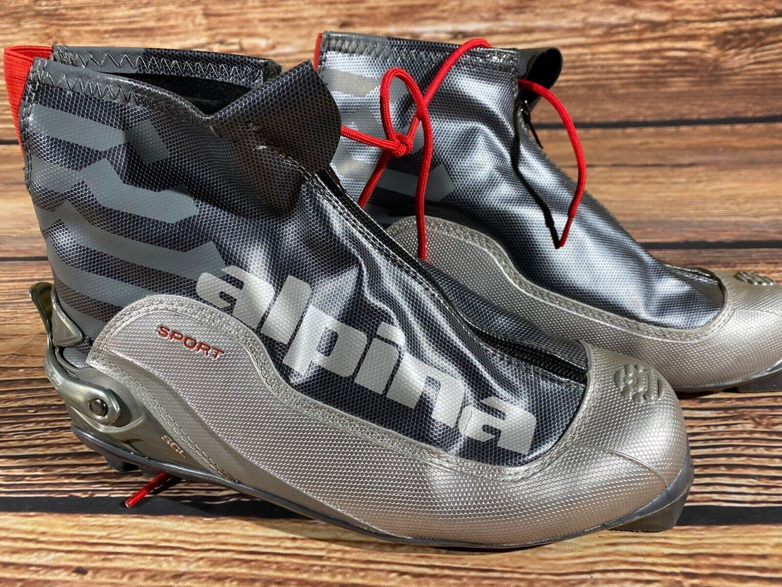 Alpina SCL Nordic Cross Country Ski Boots Size EU40 US7.5 for NNN