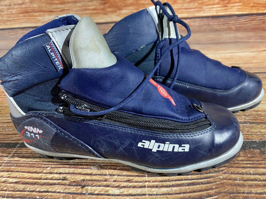 Alpina 311 Nordic Cross Country Ski Boots Size EU38 US6 for NNN