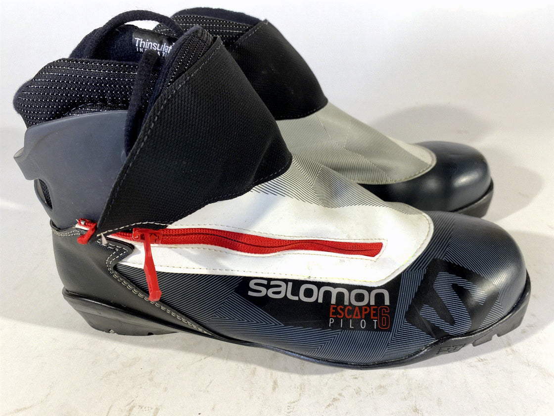 SALOMON Escape 6 Nordic Cross Country Ski Boots Size EU44 US10 SNS Pilot