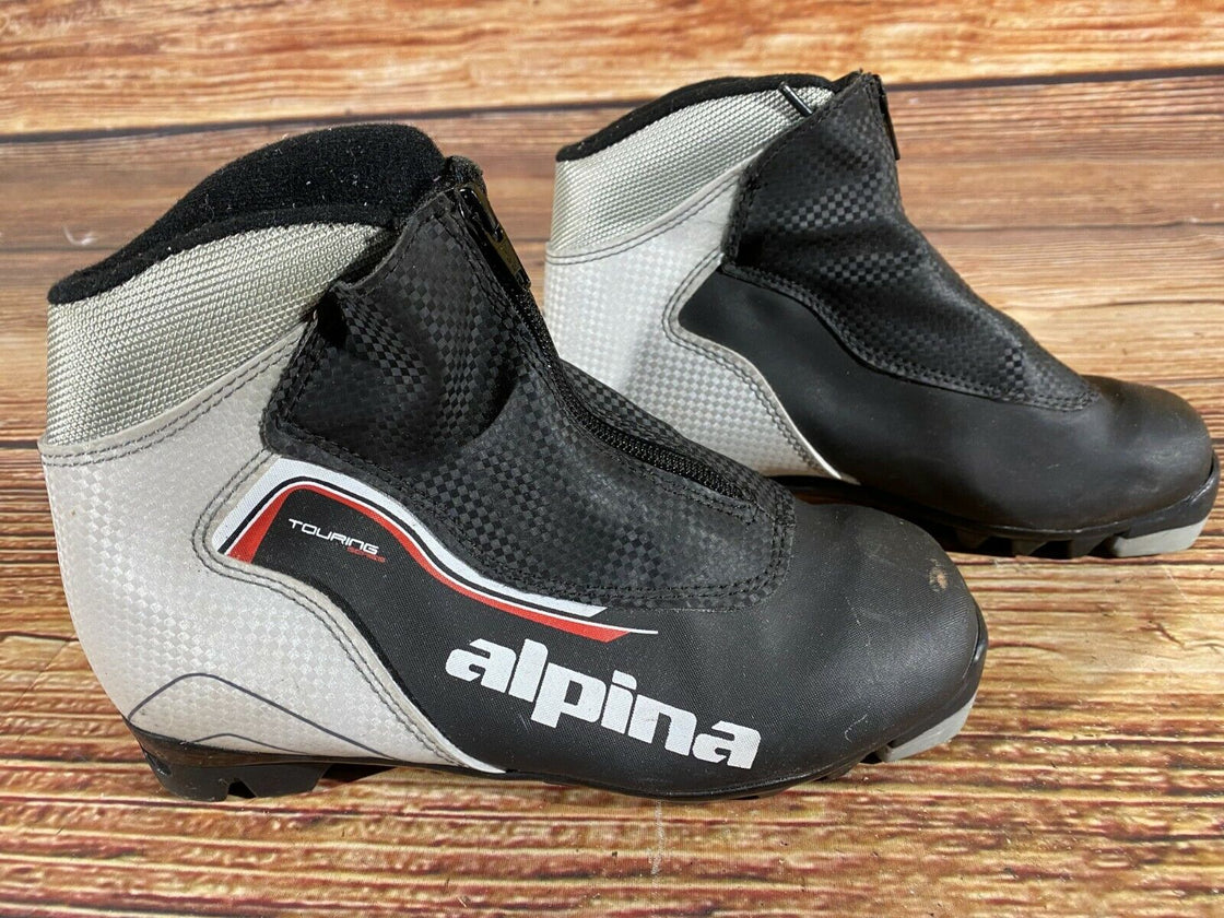 Alpina Touring Kids Nordic Cross Country Ski Boots Size EU35 US3.5 NNN A-513