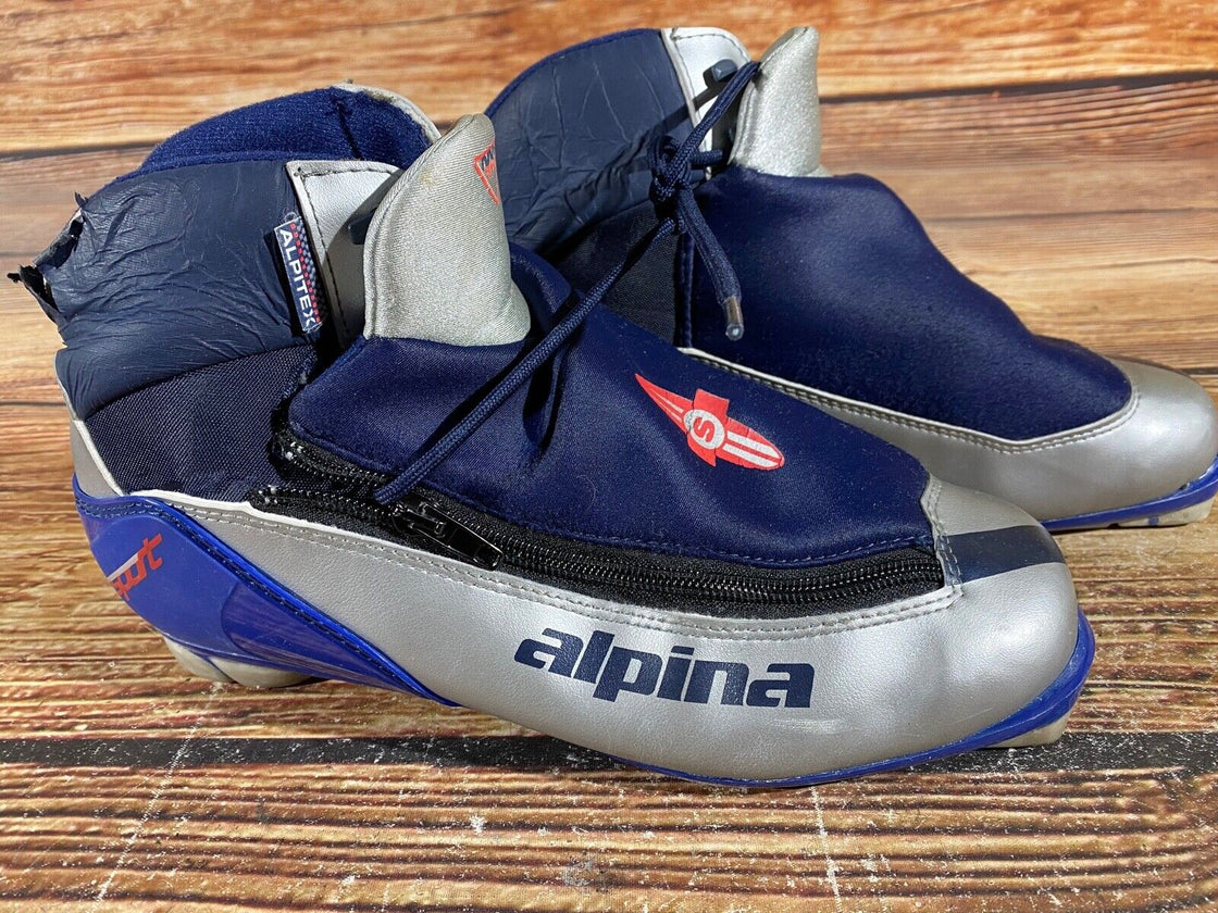 Alpina 314 Nordic Cross Country Ski Boots Size EU42 US9 for NNN