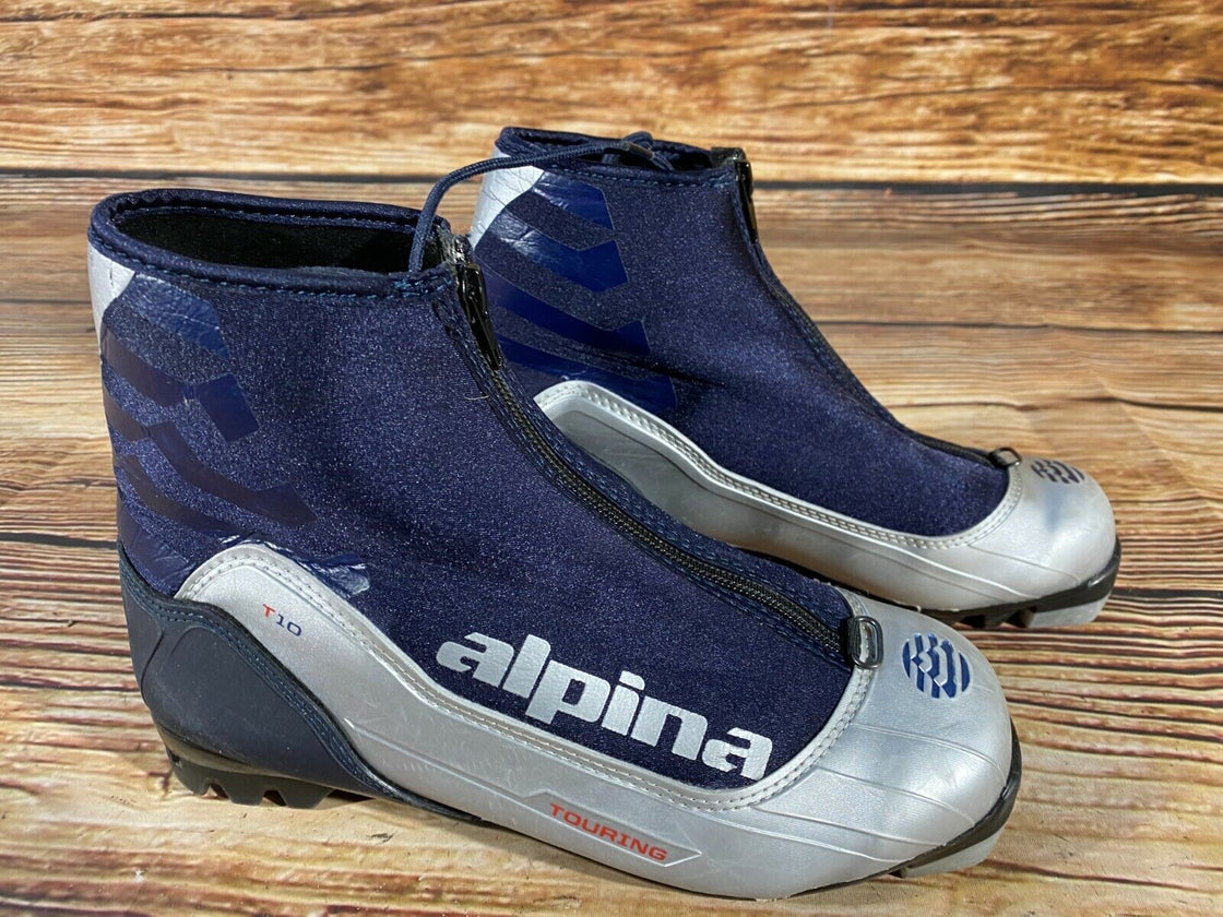 Alpina ST10 Nordic Cross Country Ski Boots Size EU38 US6 NNN bindings