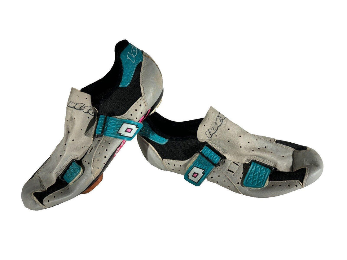 LOTTO Vintage Cycling Road Shoes EU43 US9 UK8 Mondo 272 cs531