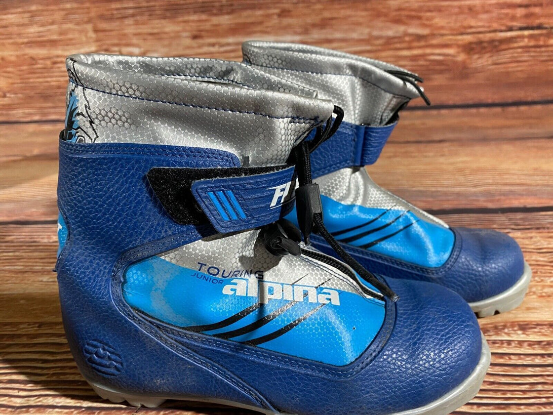 Alpina Frost Kids Nordic Cross Country Ski Boots Size EU36 US4.5 NNN A-1289