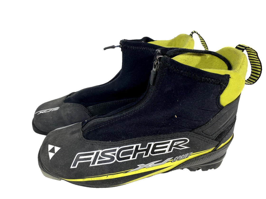 Fischer XJ Sprint Nordic Cross Country Classic Ski Boots Size EU40 US7.5 NNN 100