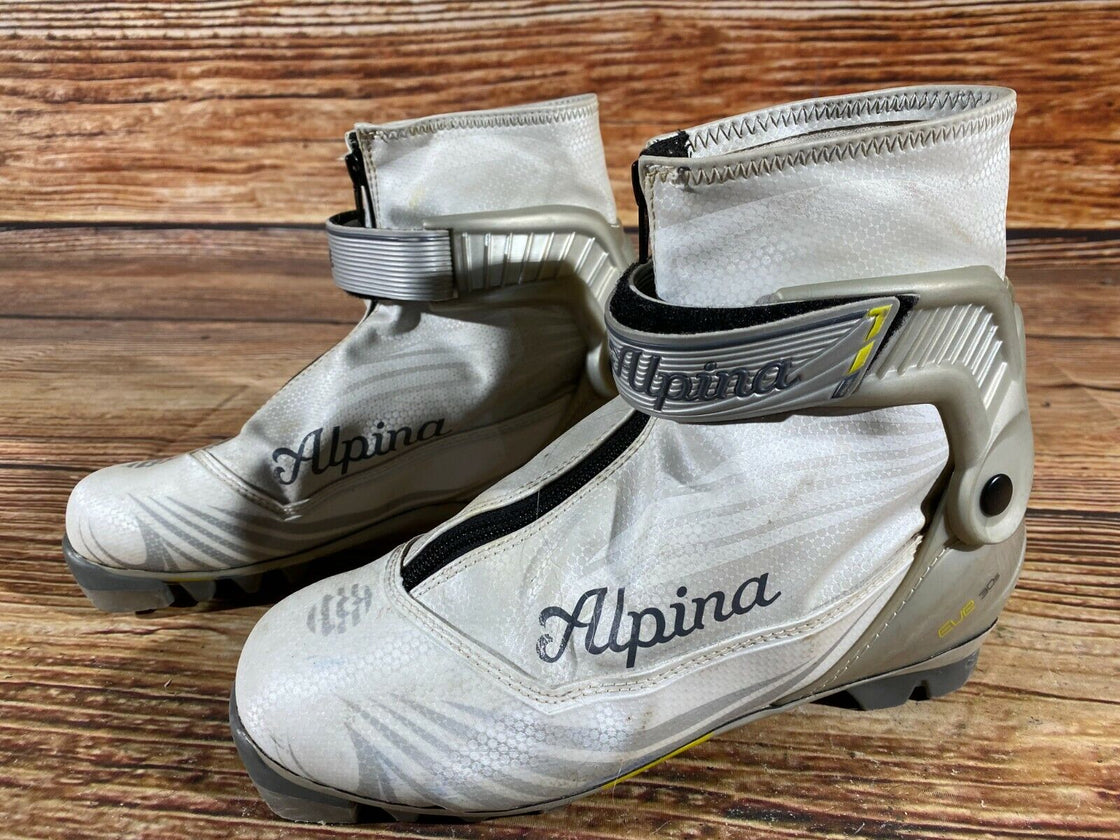 Alpina Eve30S Nordic Cross Country Ski Boots Size EU38 US7 for NNN