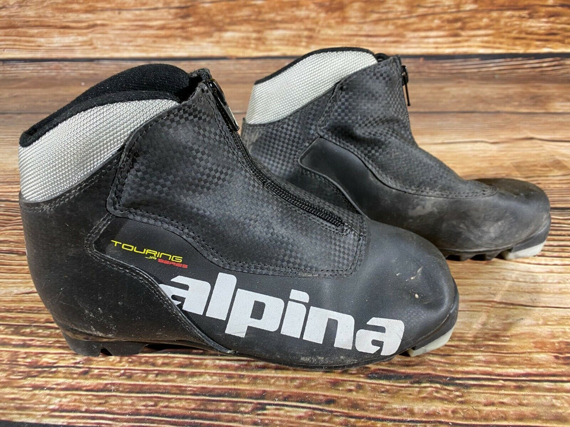 Alpina Touring JR Nordic Cross Country Ski Boots Size EU36 US4.5 NNN bindings