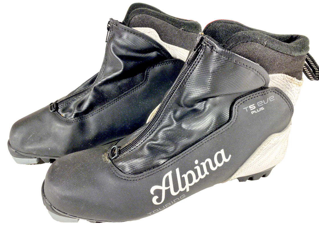 Alpina T5 Eve Nordic Cross Country Ski Boots Size EU42 US9 for NNN