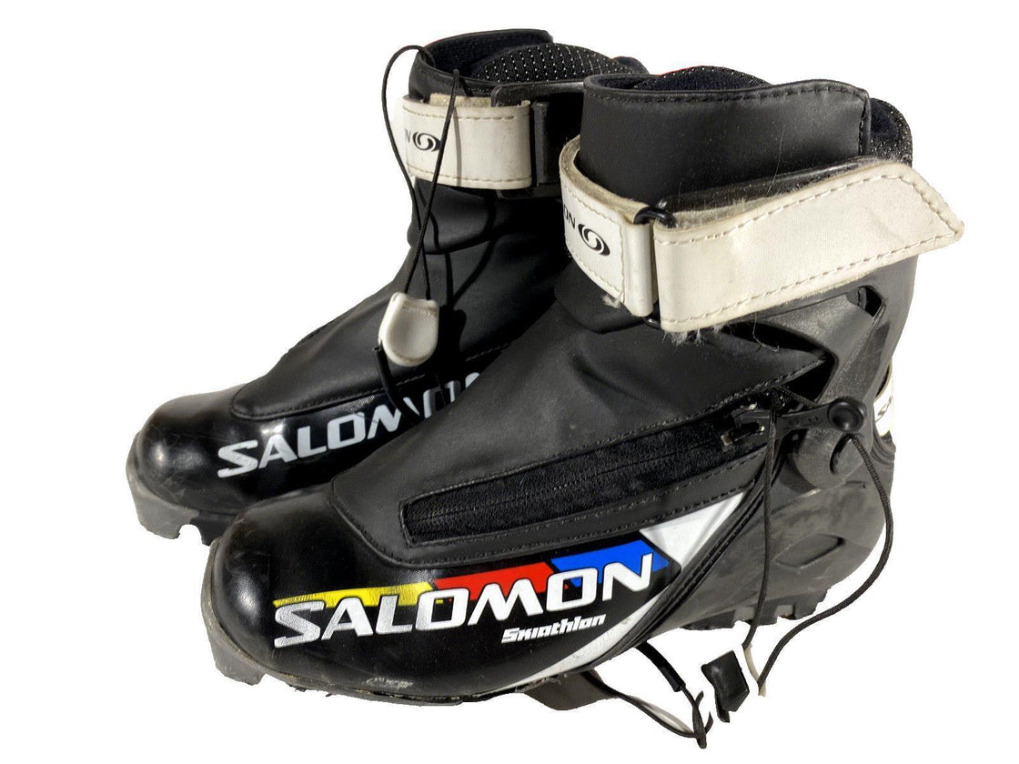 Salomon Kids  Skiathlon Cross Country Ski Boots Size EU35 US3 SNS Pilot S100