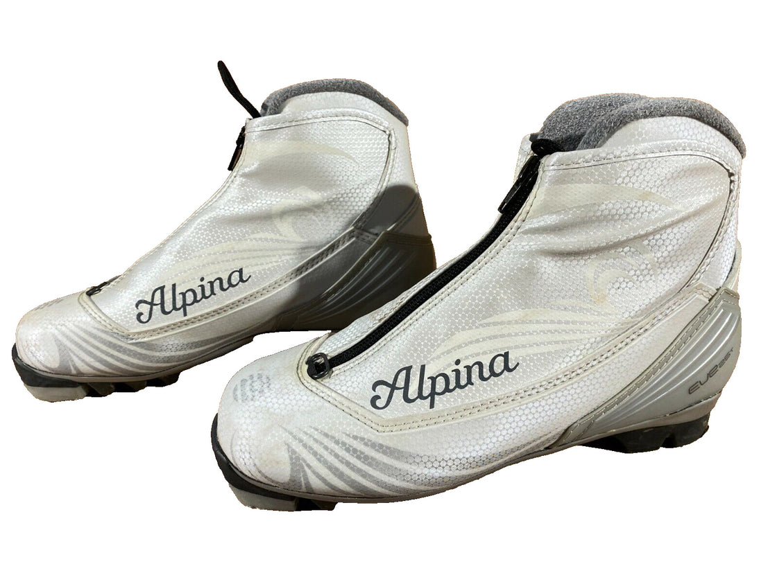 Alpina Eve2ST Nordic Cross Country Ski Boots Size EU37 US5 for NNN