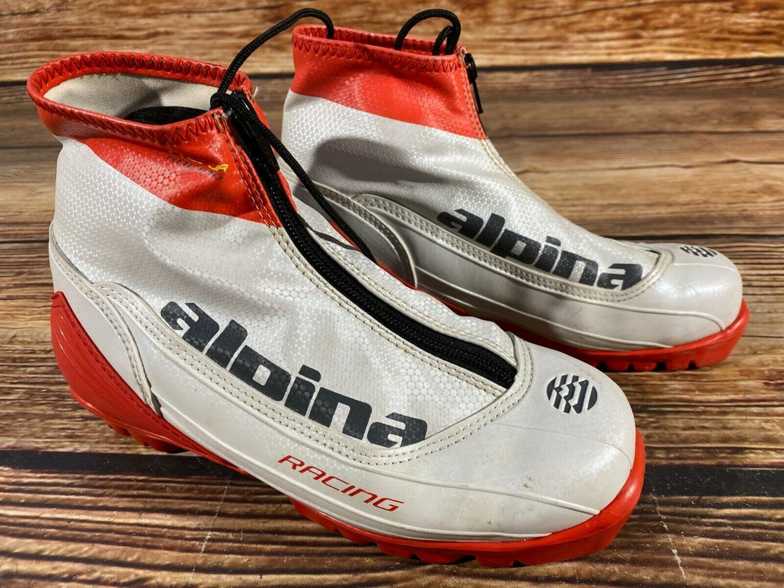 Alpina RC Racing Jr Nordic Cross Country Ski Boots Size EU37 US5 NNN 995