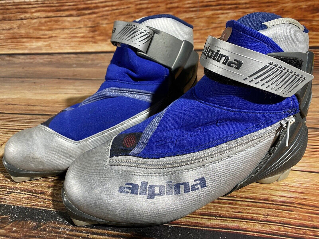 Alpina SP25 Nordic Cross Country Ski Boots Size EU39 US7 for NNN