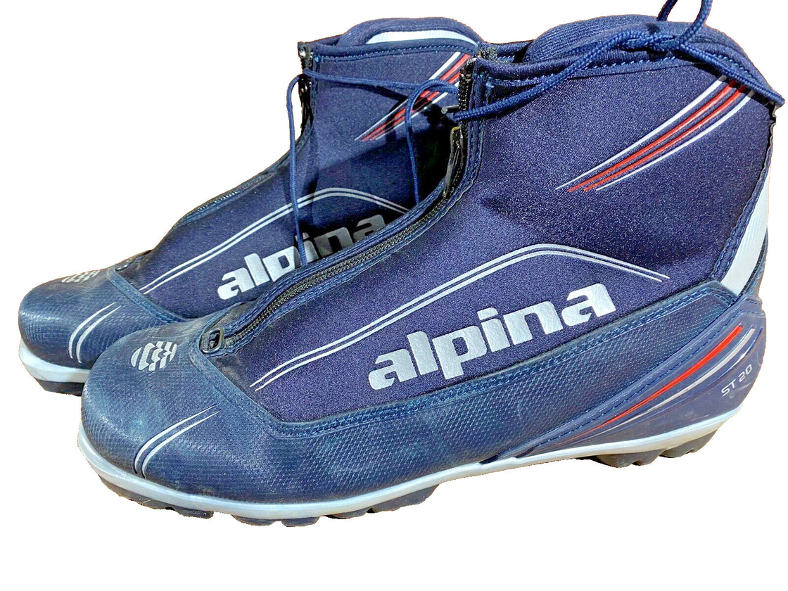 Alpina ST20 Nordic Cross Country Ski Boots Size EU45 US11.5 for NNN