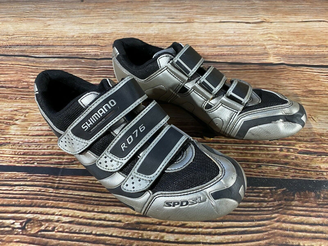 SHIMANO R076 Road Cycling Shoes Clipless Biking Boots Size EU 42 with Nordics Value