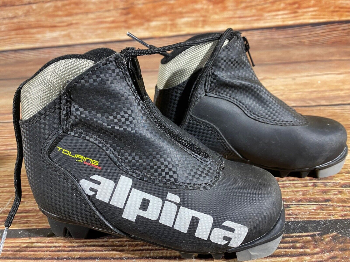 Alpina Touring Kids Nordic Cross Country Ski Boots Size EU28 US10.5 NNN A-687