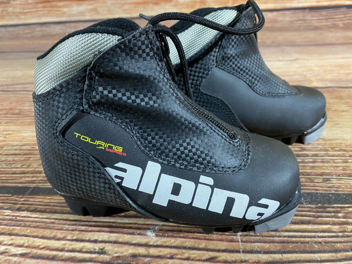 Alpina Touring Kids Nordic Cross Country Ski Boots Size EU27 US9.5 for NNN A-132