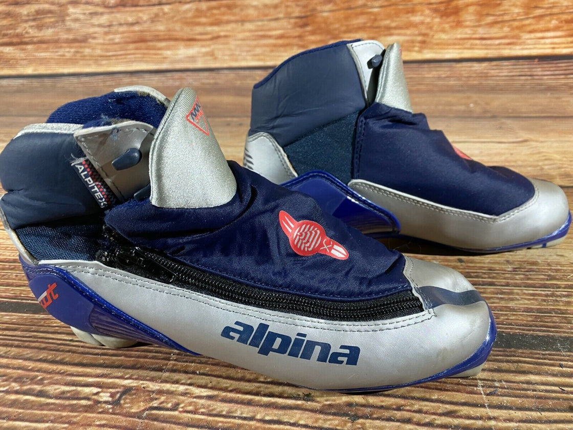 Alpina 314 Nordic Cross Country Ski Boots Size EU39 US7 for NNN