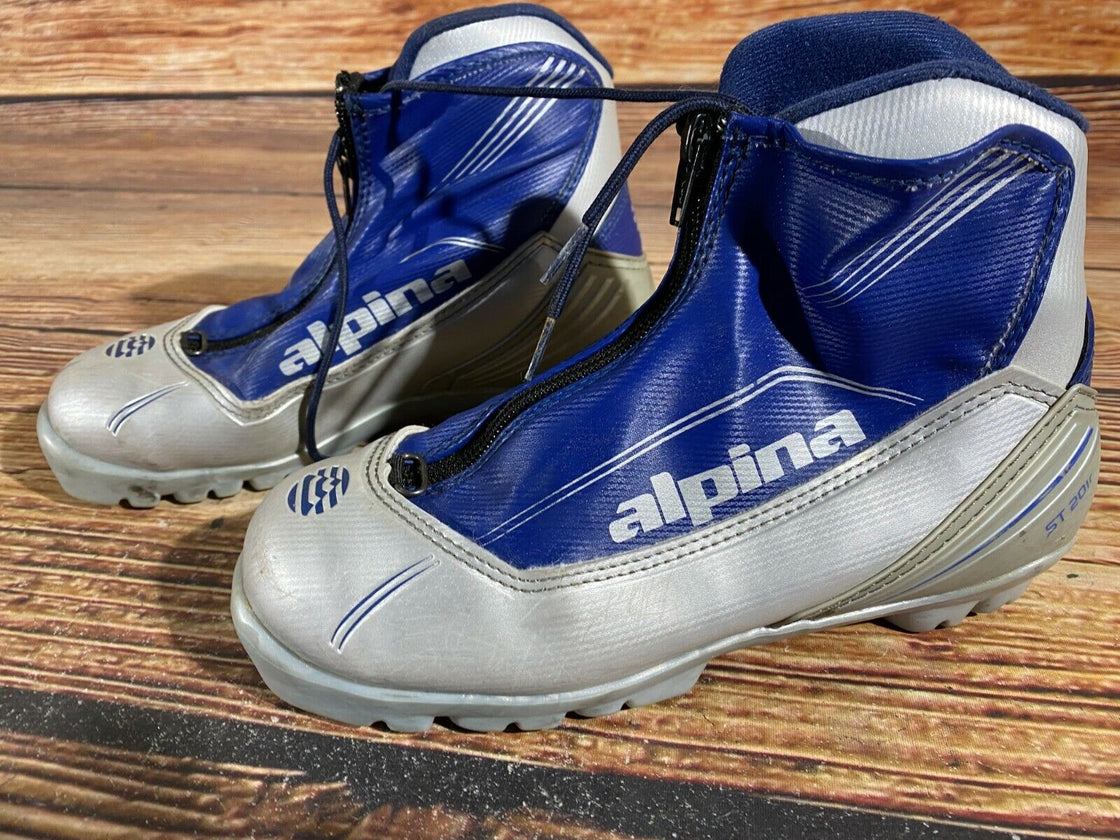 Alpina ST20jr Kids Nordic Cross Country Ski Boots Size EU36 US4.5 for NNN A-351