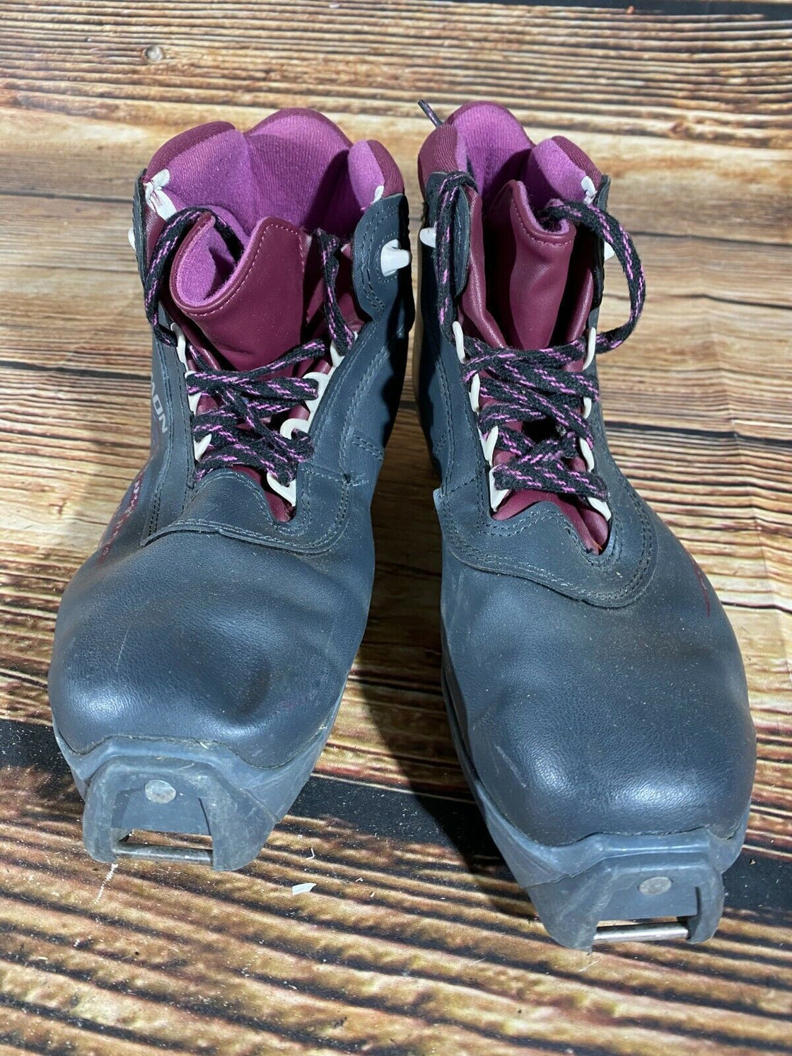 SALOMON 3.1 Nordic Cross Country Ski Boots Size EU42 US8.5 SNS profil