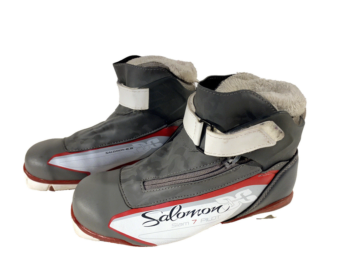 SALOMON Siam 7 Combi Nordic Cross Country Ski Boots Size EU36 US5 SNS Pilot 491