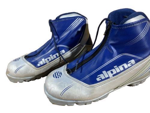 Alpina ST20 JR Nordic Cross Country Ski Boots Size EU38 US6 NNN bindings