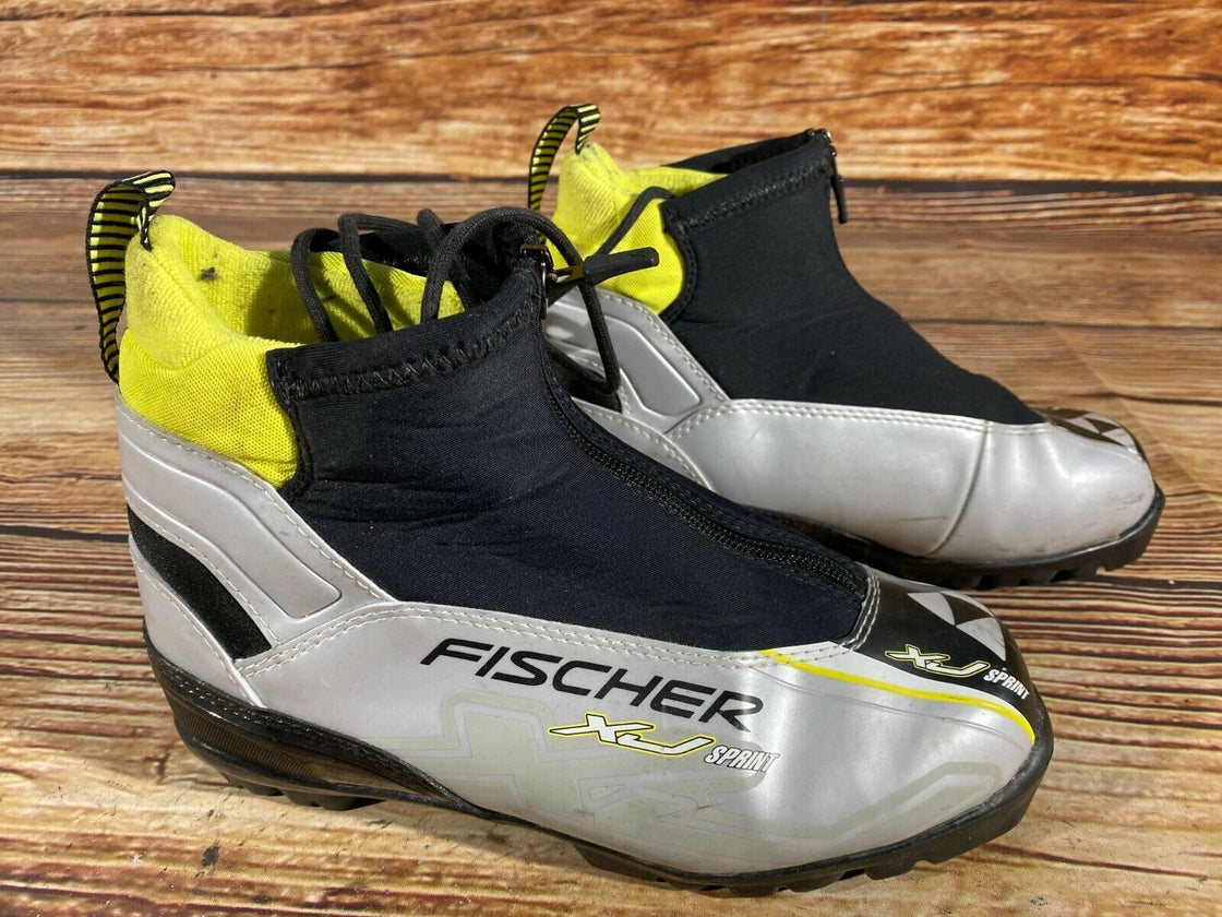 Fischer XJ Sprint Nordic Cross Country Ski Boots Size EU38 US6 NNN