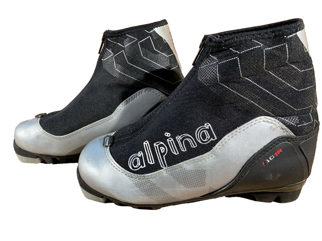 Alpina T10 Jr Nordic Cross Country Ski Boots Size EU35 US3.5 for NNN