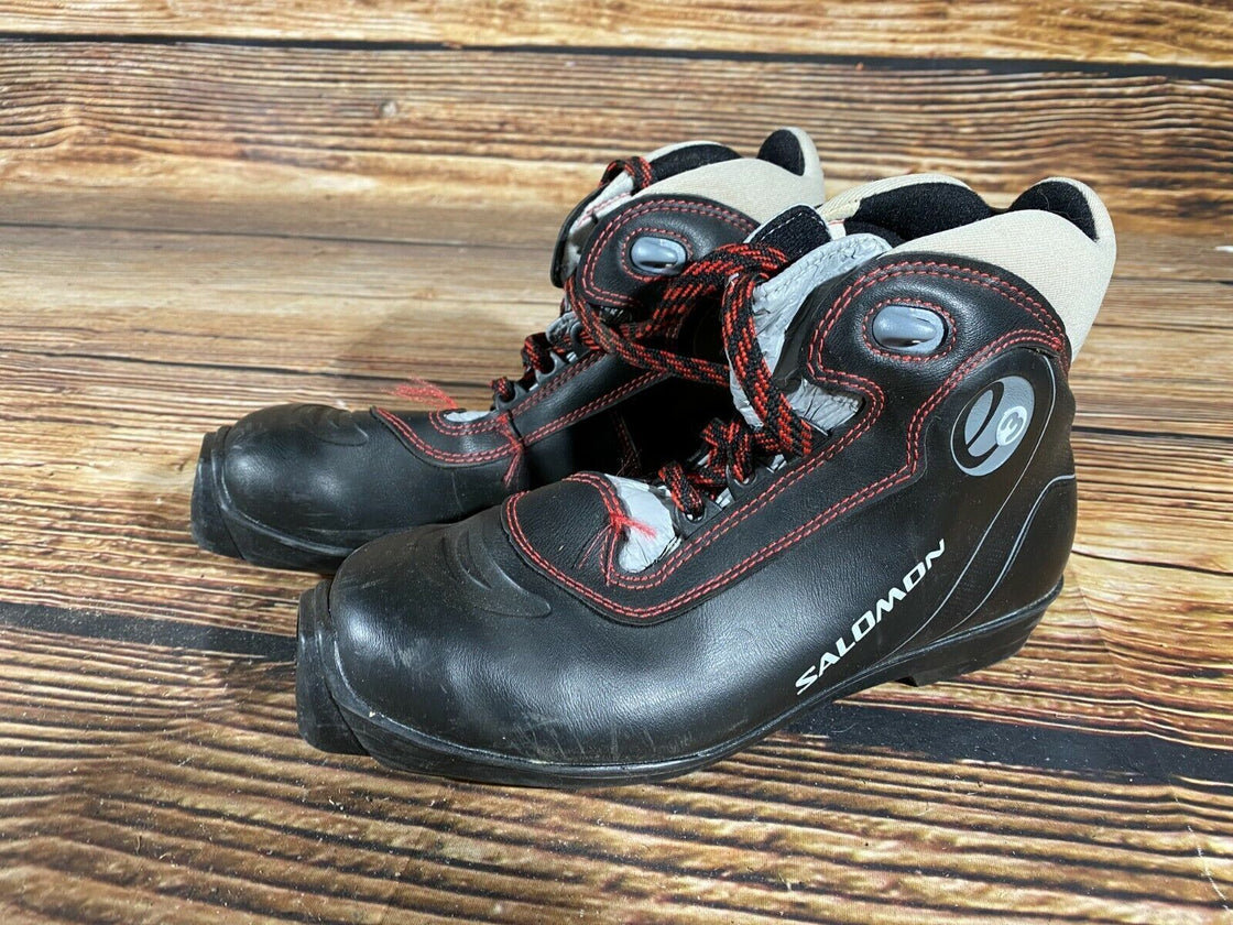 SALOMON E3 Nordic Cross Country Ski Boots Size EU38 US5 SNS profil