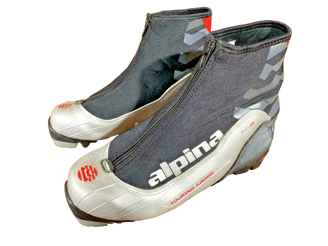 Alpina T10JR Nordic Cross Country Ski Boots Size EU36 US4.5 NNN