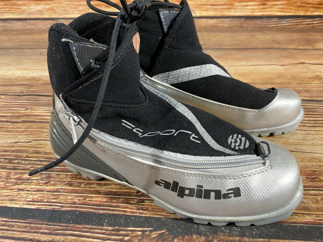 Alpina ST11 JR Nordic Cross Country Ski Boots Size EU37 for NNN bindings