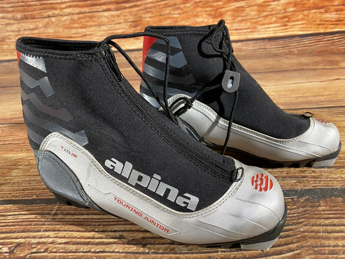 Alpina T10jr Nordic Cross Country Ski Boots Size EU38 US6 for NNN